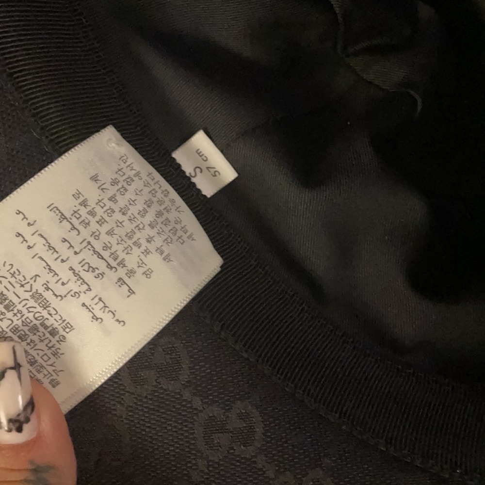 COPY - Black Gucci buckle hat. NEW! - Picture 5 of 6